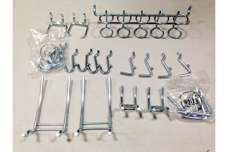 pegboard hook set